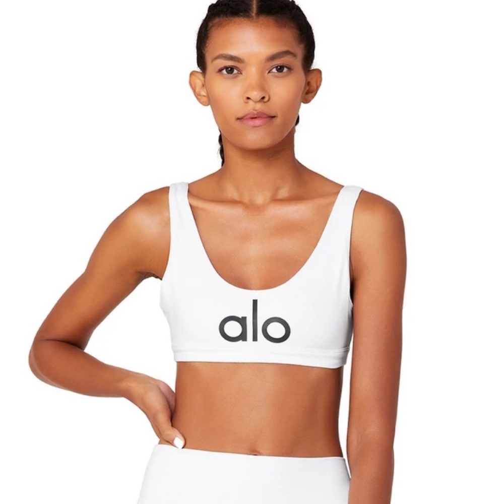 Alo yoga ambient logo bra